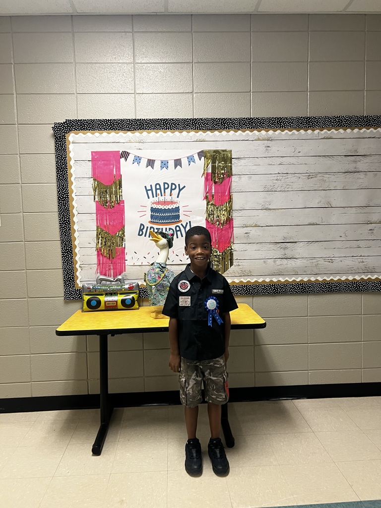 Happy Birthday to the following students who recently celebrated their birthdays!! Picture of Student posing with the goose for her birthday.