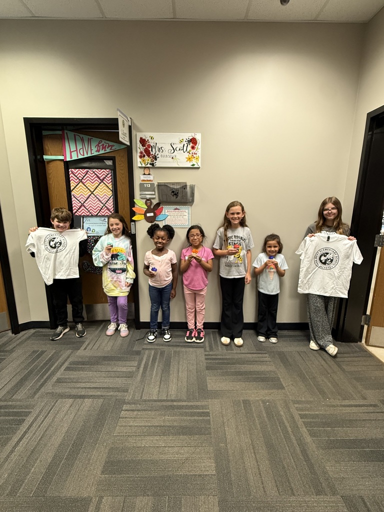 We are so proud of our Milestones drawing winners from this week! We will continue drawing names each day of testing next week! Remember to be on time, eat a healthy breakfast, and give it your BEST!  The picture is of the students that won the drawing each day this week.