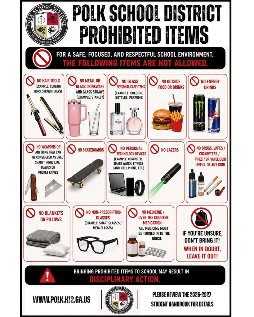 prohibited items