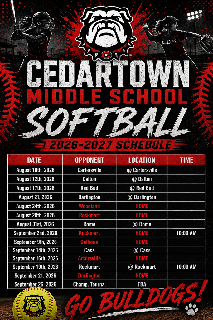 Softball Schedule