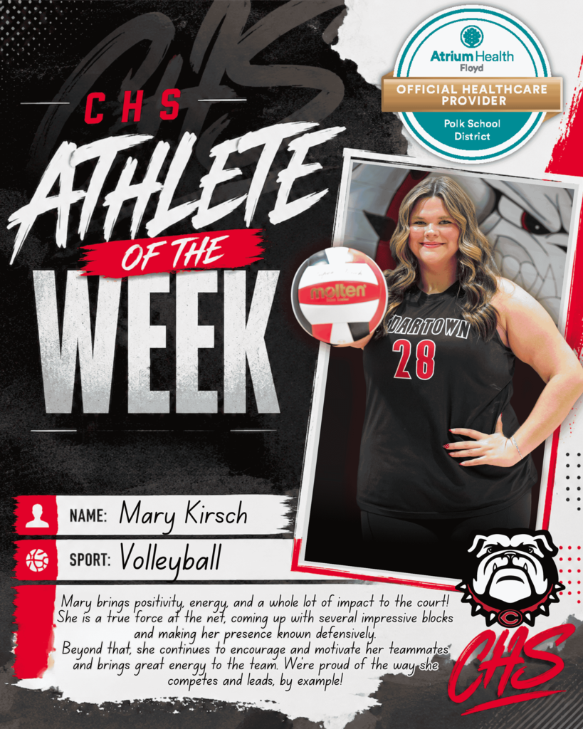 Mary Kirsch-Athlete of the week