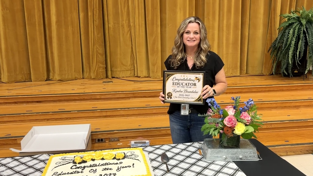 Our Banner Flyer for TOTY. Congratulations to Mrs. Kendra Brumbelow our 2026-27 teacher of the year! 
