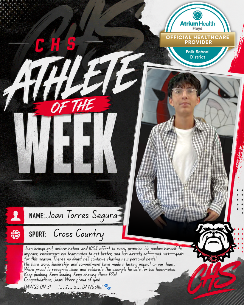 XC athlete of the week 2026-2027