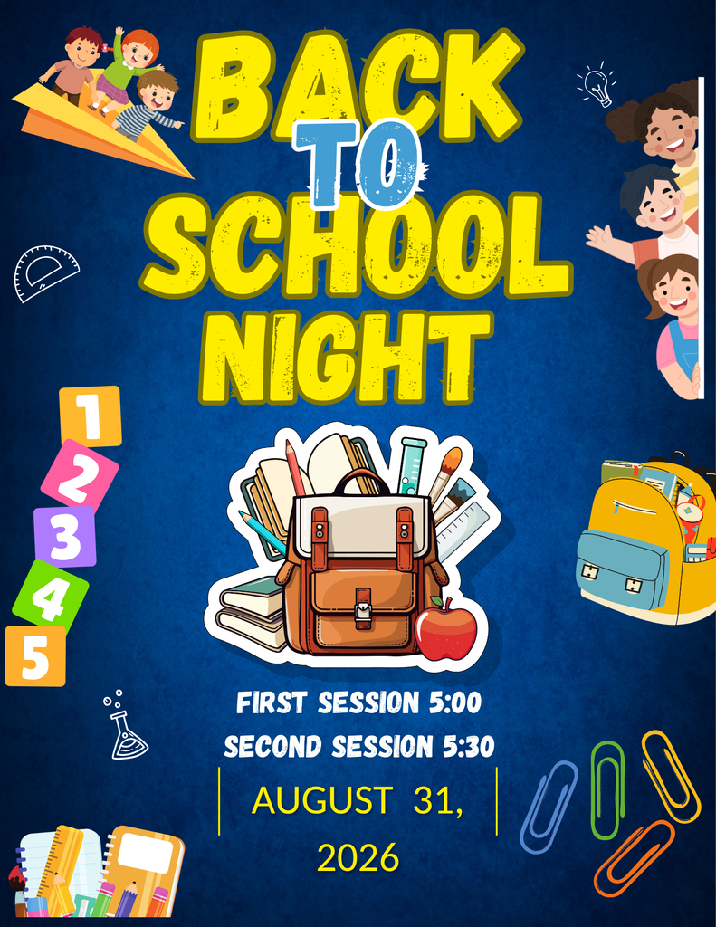 Back to school night august 31
