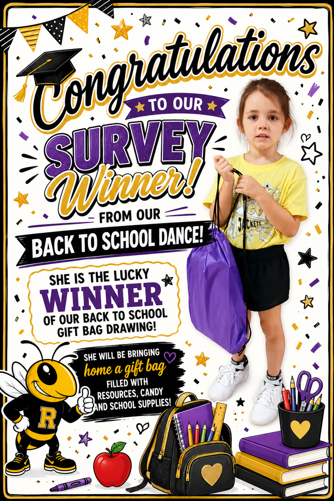 Thank you to all the parents and family members who attended last night's dance/university. Congratulations to our survey drawing winner! 