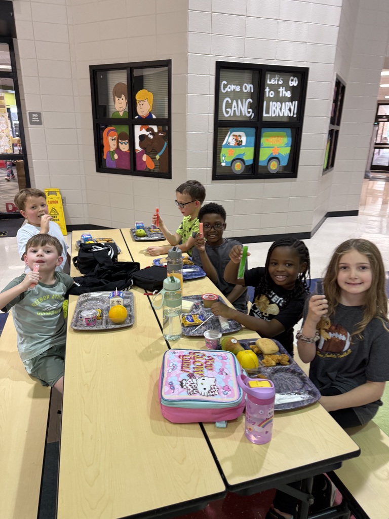 our first RAD today Random Attendance Day. Every student got a popsicle today for being at school. 