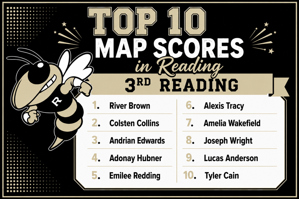 3rd - 5th: We are so very proud to share our Top 10 Fall MAP Assessment scorers! Way to go, students! Keep up the great work!  3rd grade reading picture. 