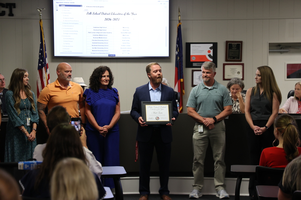 Matt Foster, Educator of the Year