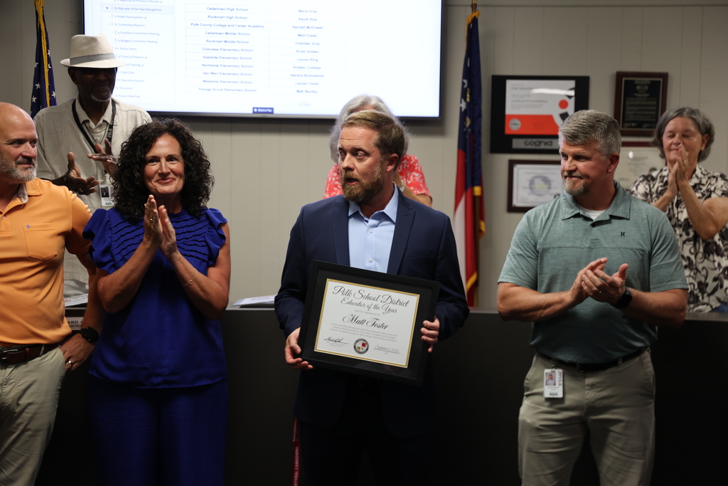 Matt Foster, Educator of the Year
