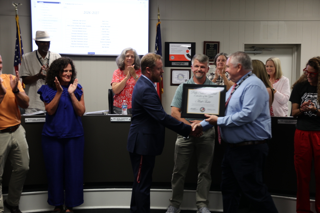 Matt Foster, Educator of the Year