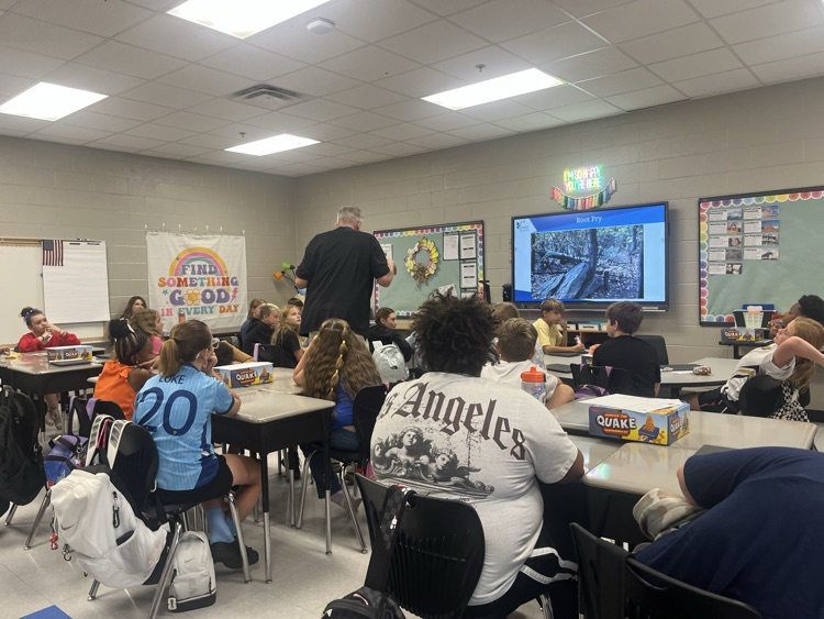 Dr. Bob Visits 5th Grade