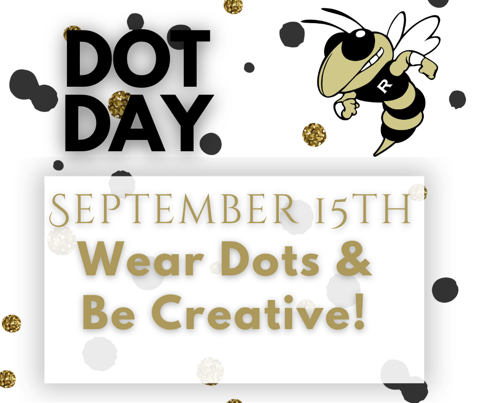 Dot Day is tomorrow. Don't forget to wear dots and make your mark on the day!