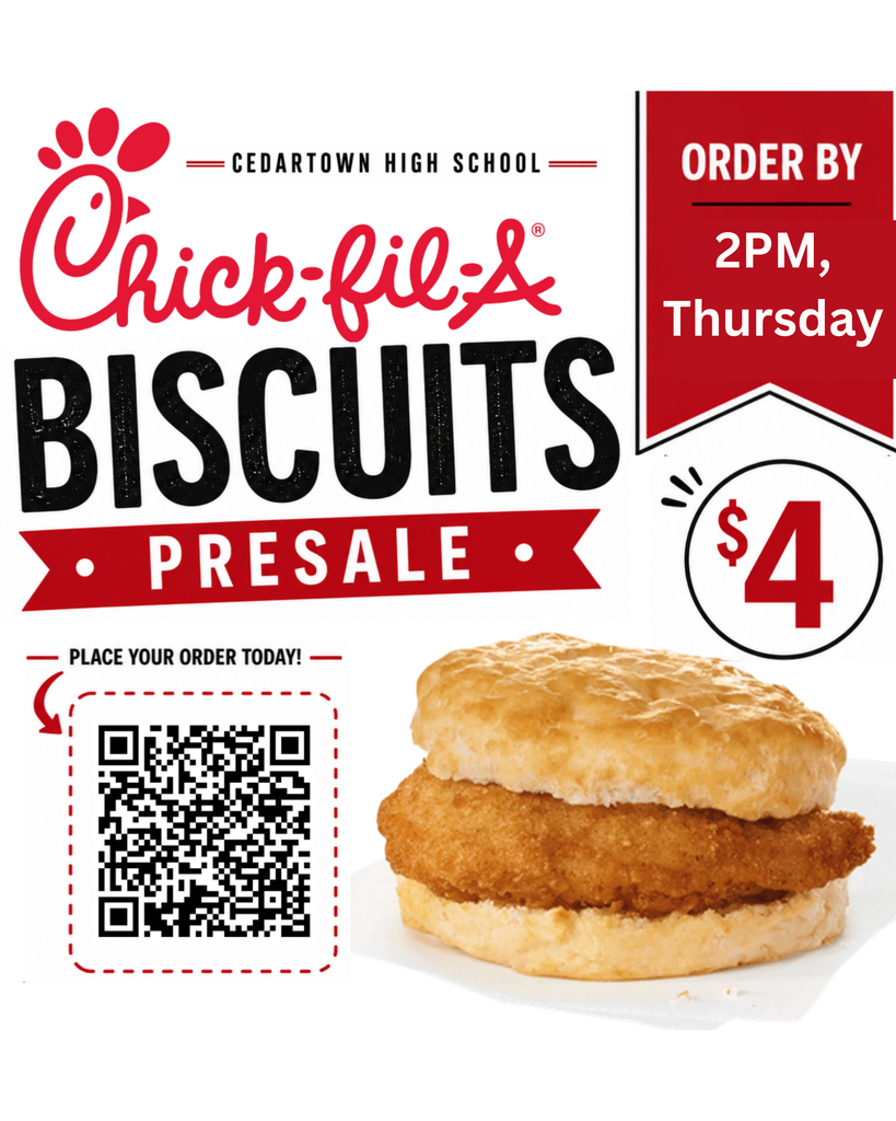 oder chick fil a biscuit by 2pm this thursday