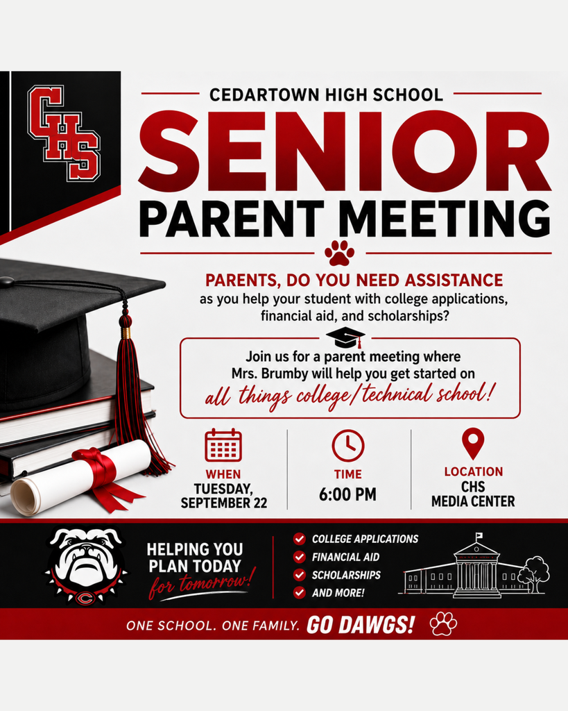 Senior Parent Meeting 2026-2027