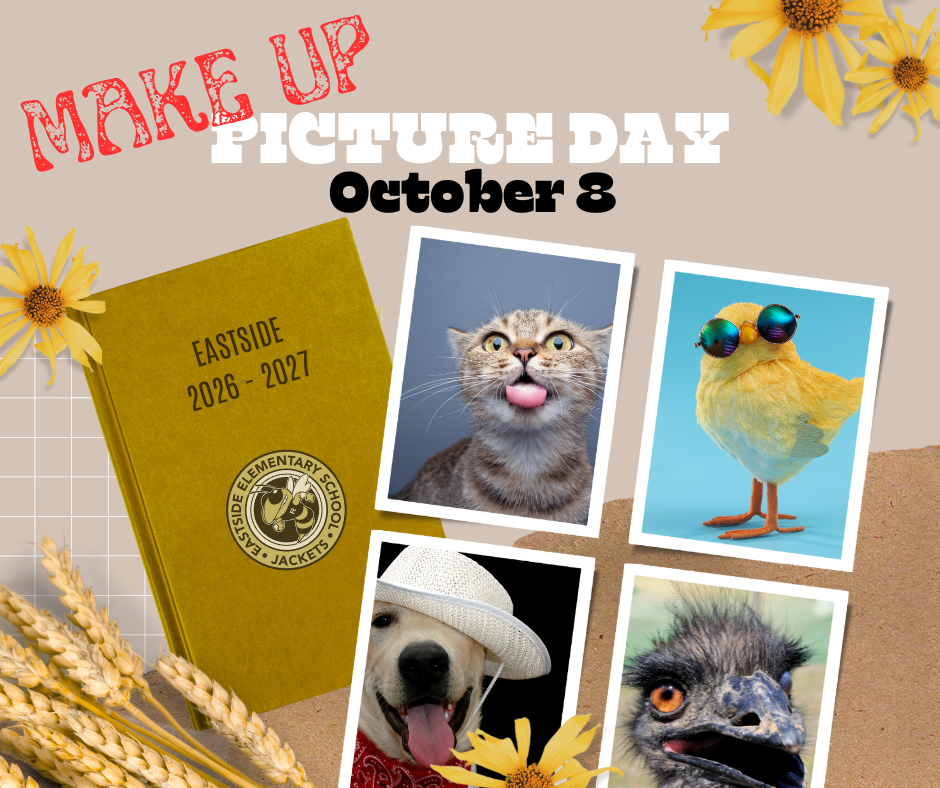 Make up picture day on October 8