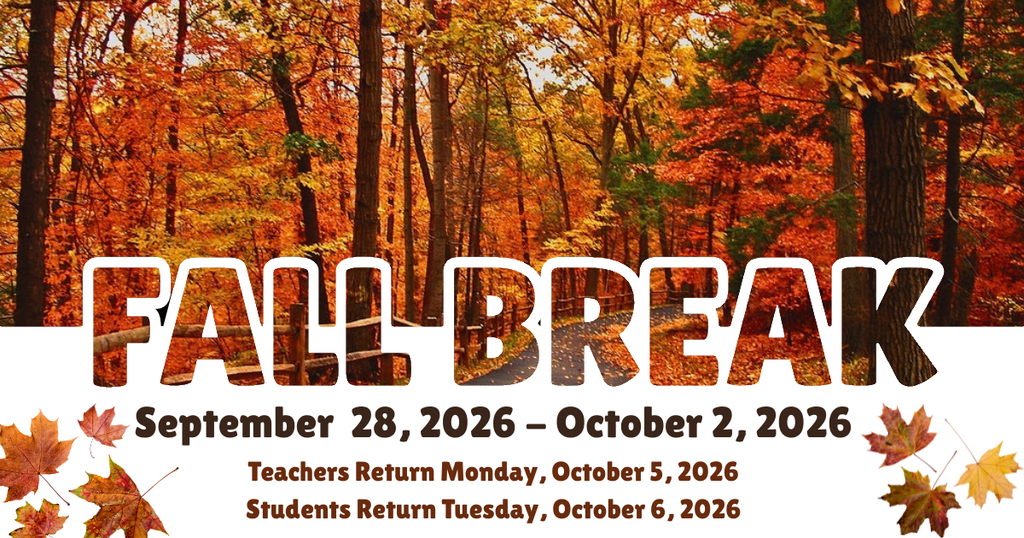 Fall Break graphic