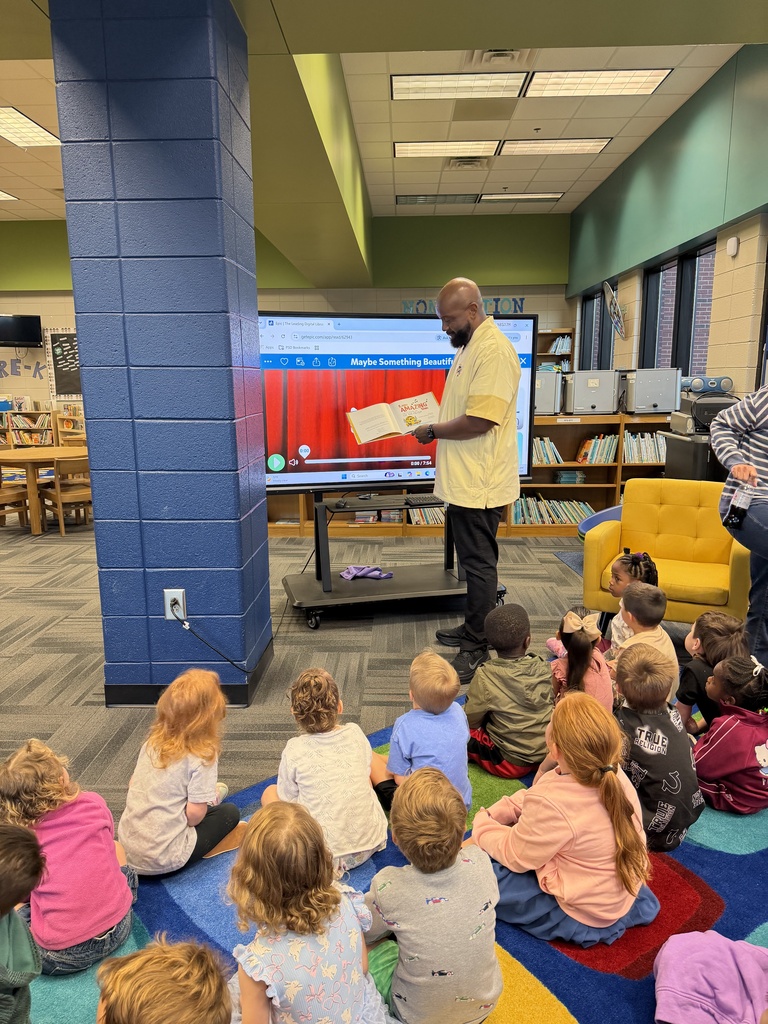 Mr. Z reading to pre-k 💛🖤📚 Celebrating Georgia Pre-K Week at Van Wert Elementary School! 📚🖤💛 What a special treat for our youngest Yellow Jackets! 🐝✨ Our very own Principal, Mr. Z, visited our Pre-K classrooms to share the joy of reading during Georgia Pre-K Week! He read Every Amazing Song by Coy Bowles and Malcolm Mitchell, a wonderful story that celebrates the power of music, imagination, and believing in the amazing possibilities within every child. 🎶📖