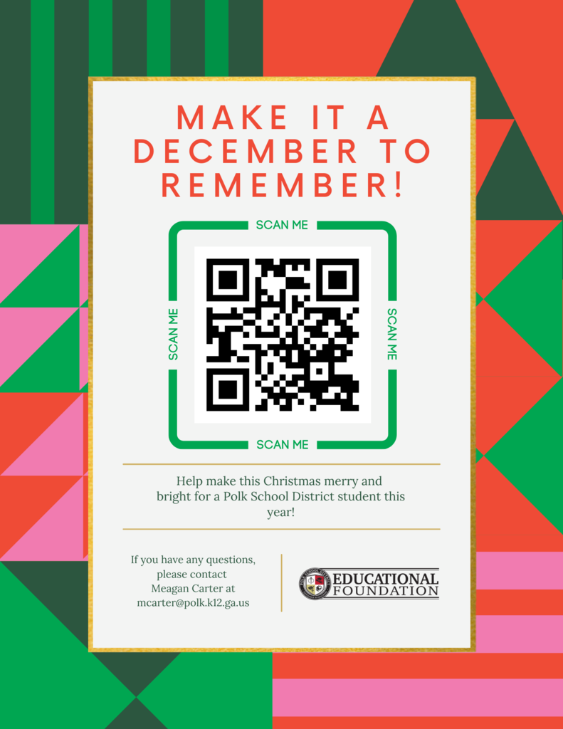 flyer with QR code for amazon list