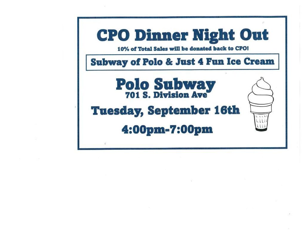 CPO Dinner night out 