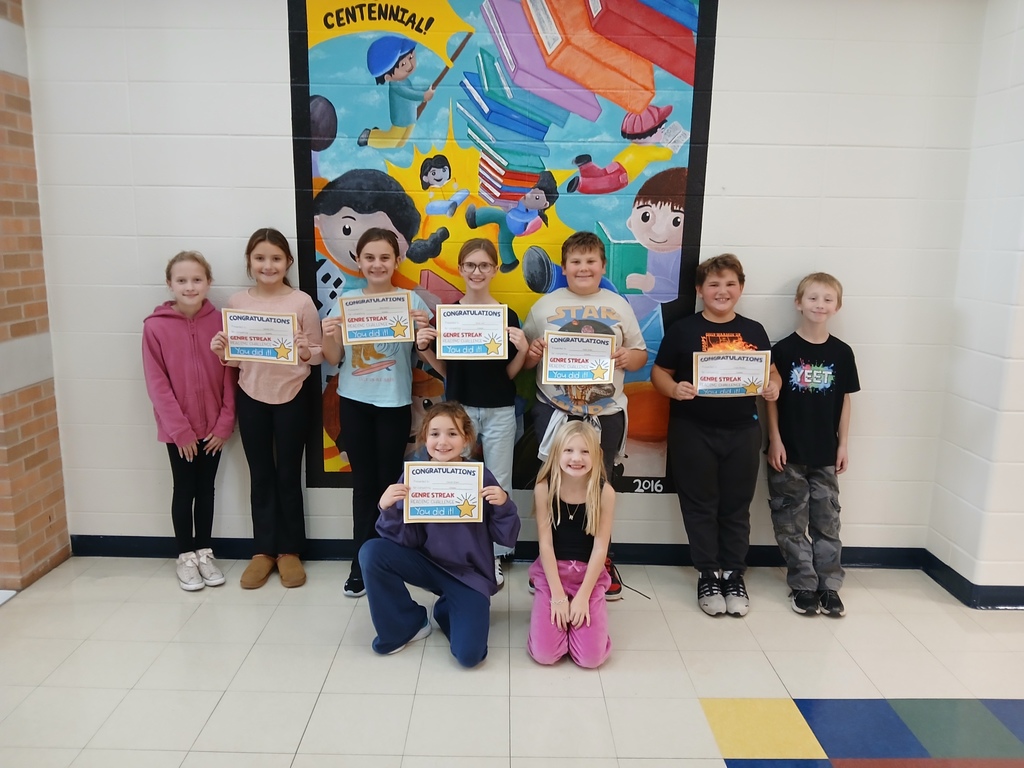 The students who completed the October challenge.