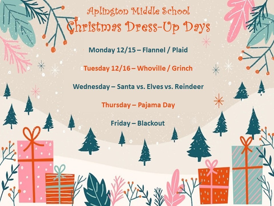 Xmas 2025 Dress-Up Days