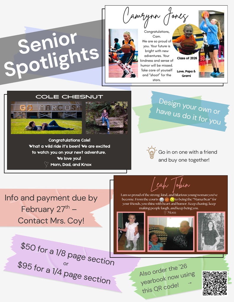 Senior Spotlight Order Form