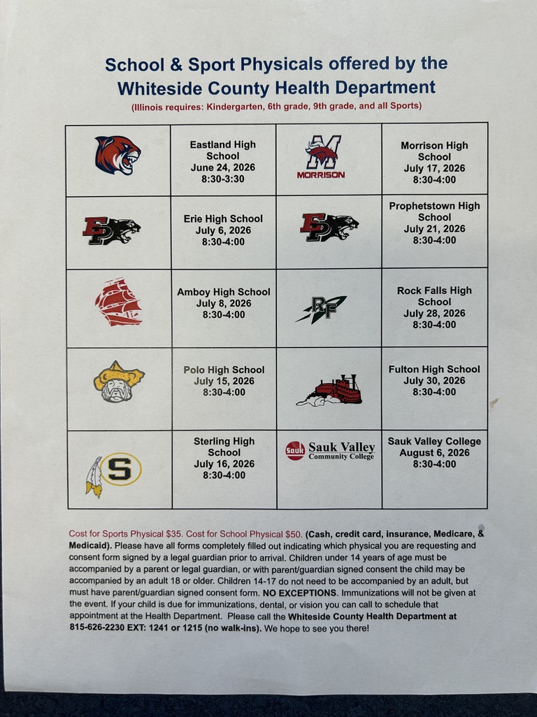 School and Sports Physical Clinic 7/15/26
