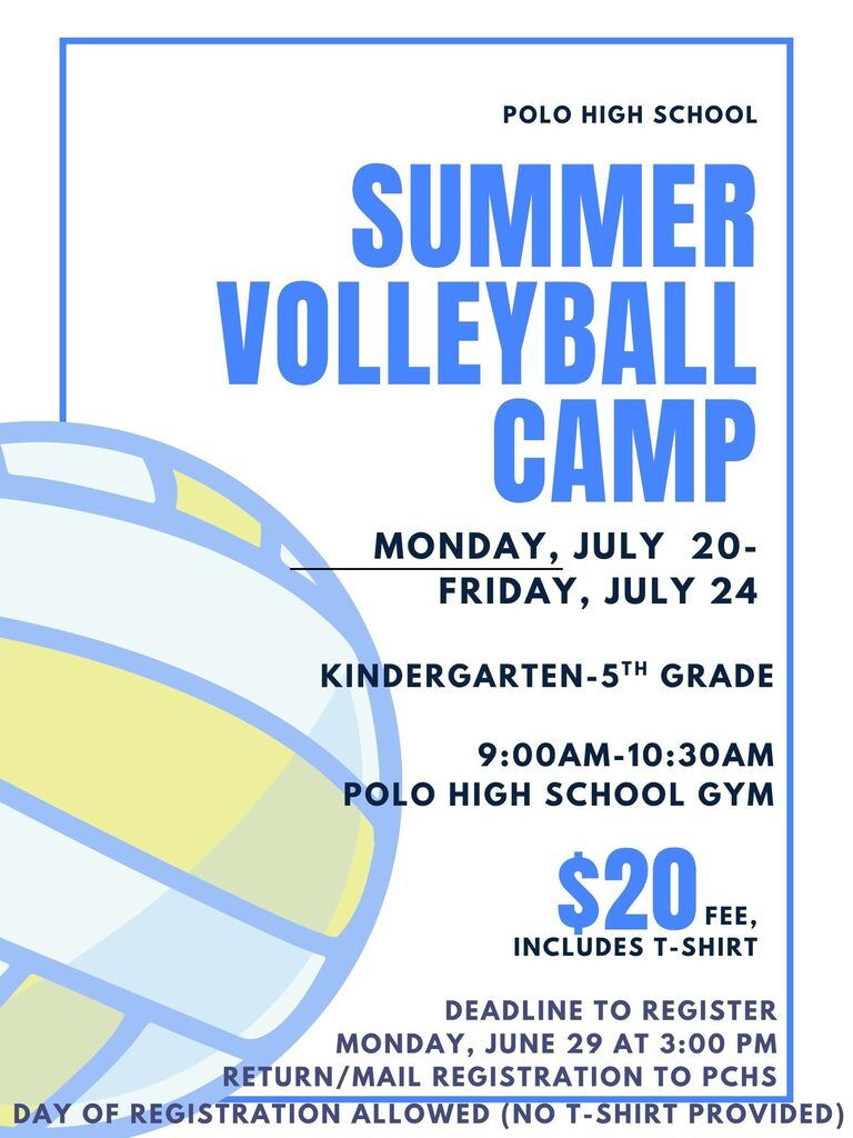 K-5 volleyball  camp