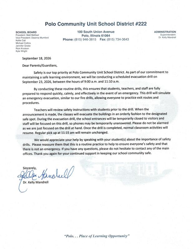 Letter From the Superintendent