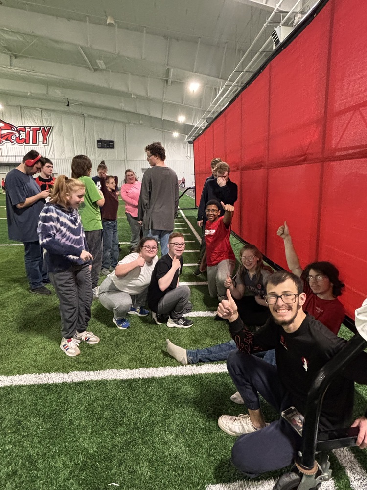 Photo of special olympics practice