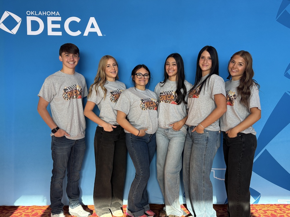 DECA Officers at the Oklahoma Fall Leadership Conference
