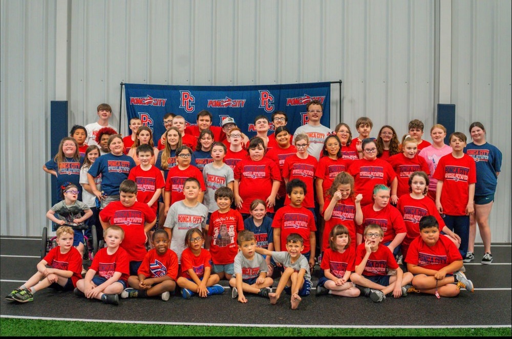Photo of the special olympic team
