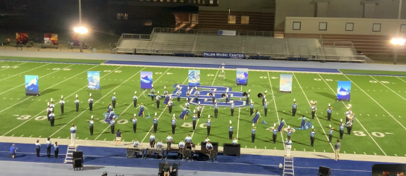 Po-Hi Marching Band at a Competition