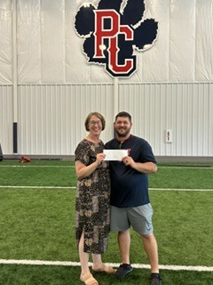 Photo of Josh and HR Director Jennifer Dye