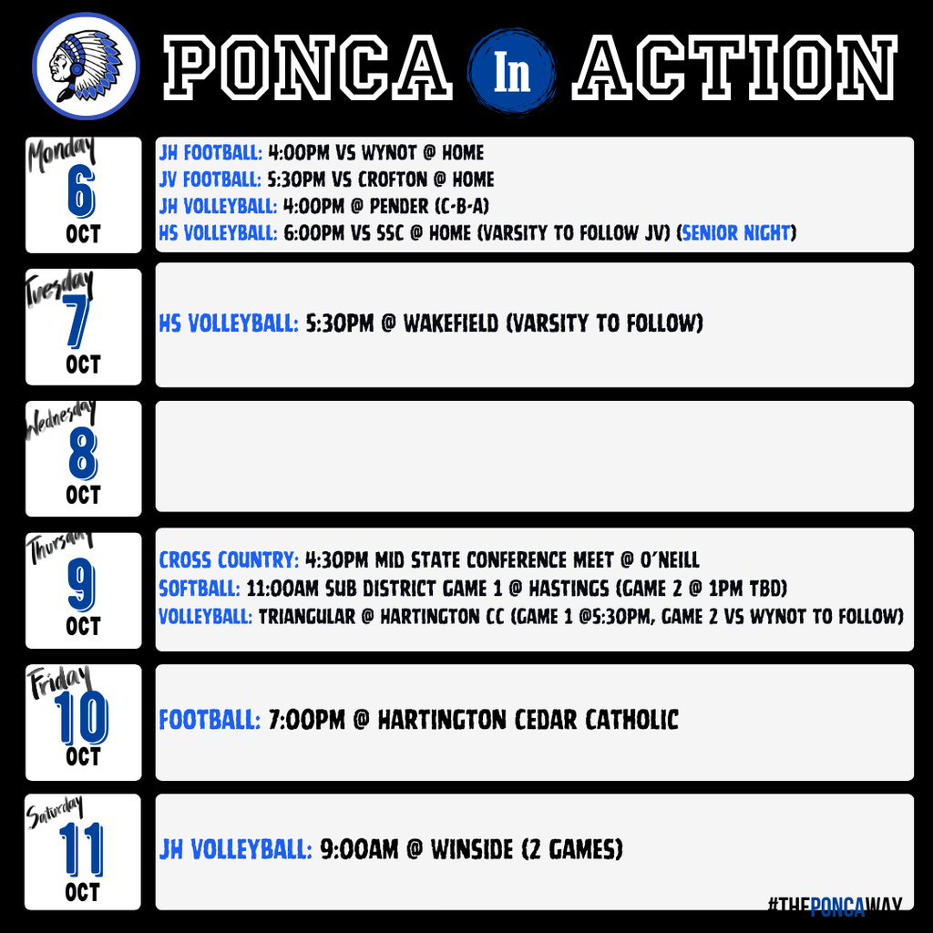 Ponca in Action