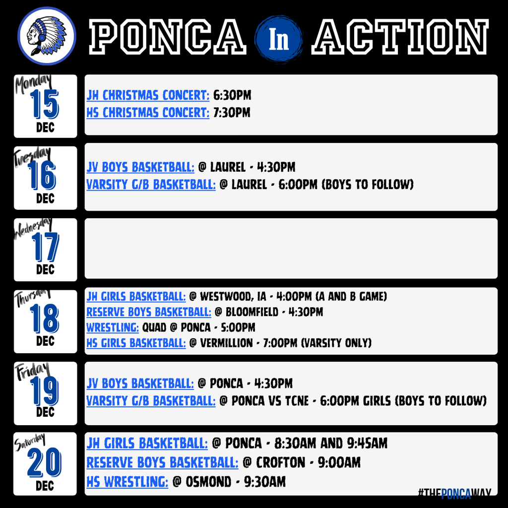 Ponca in Action