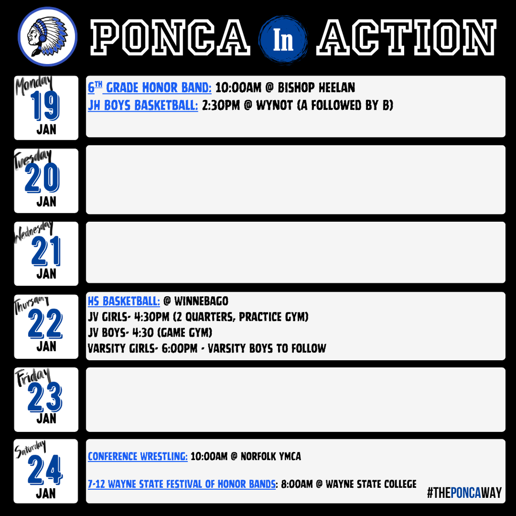 Ponca in Action