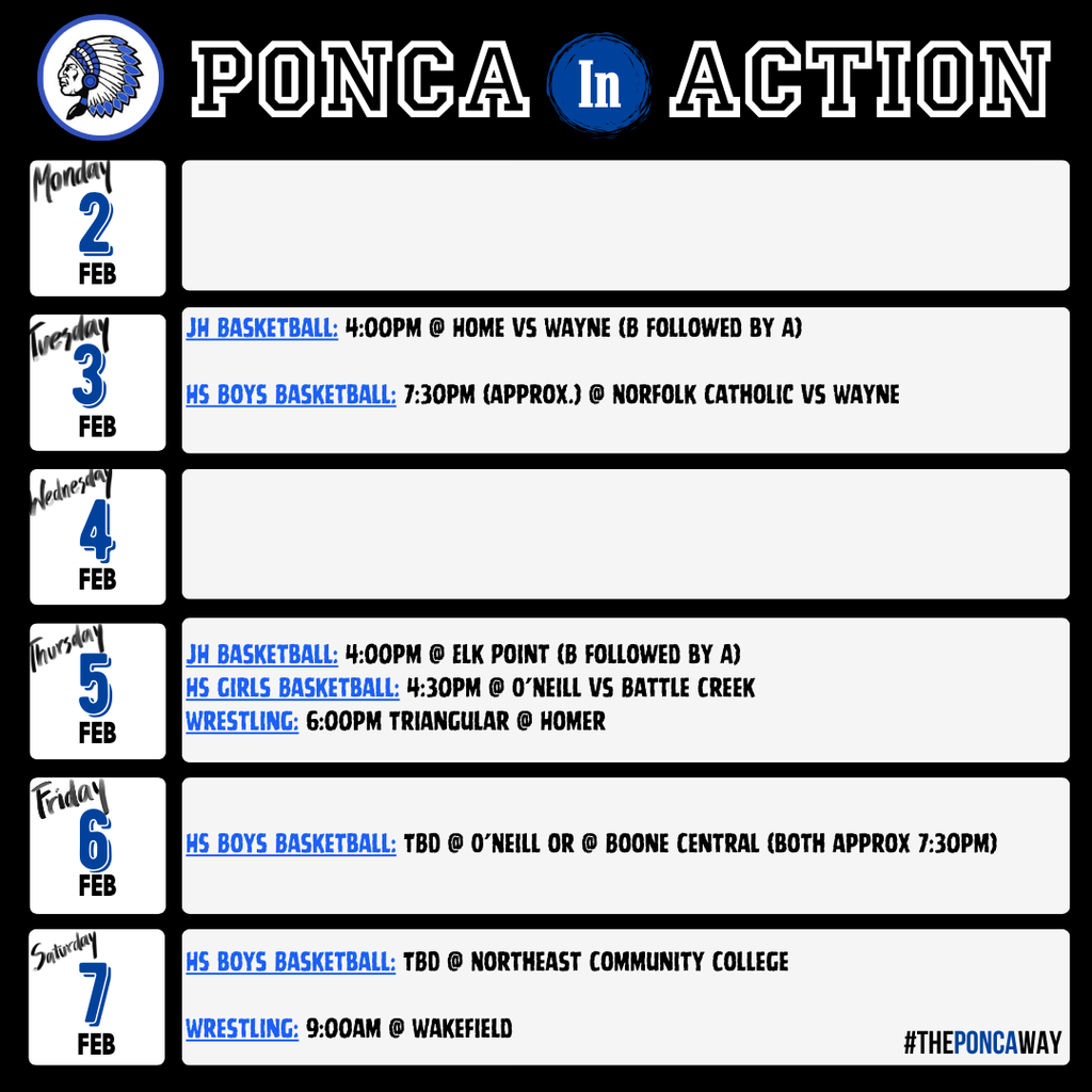 Ponca in Action