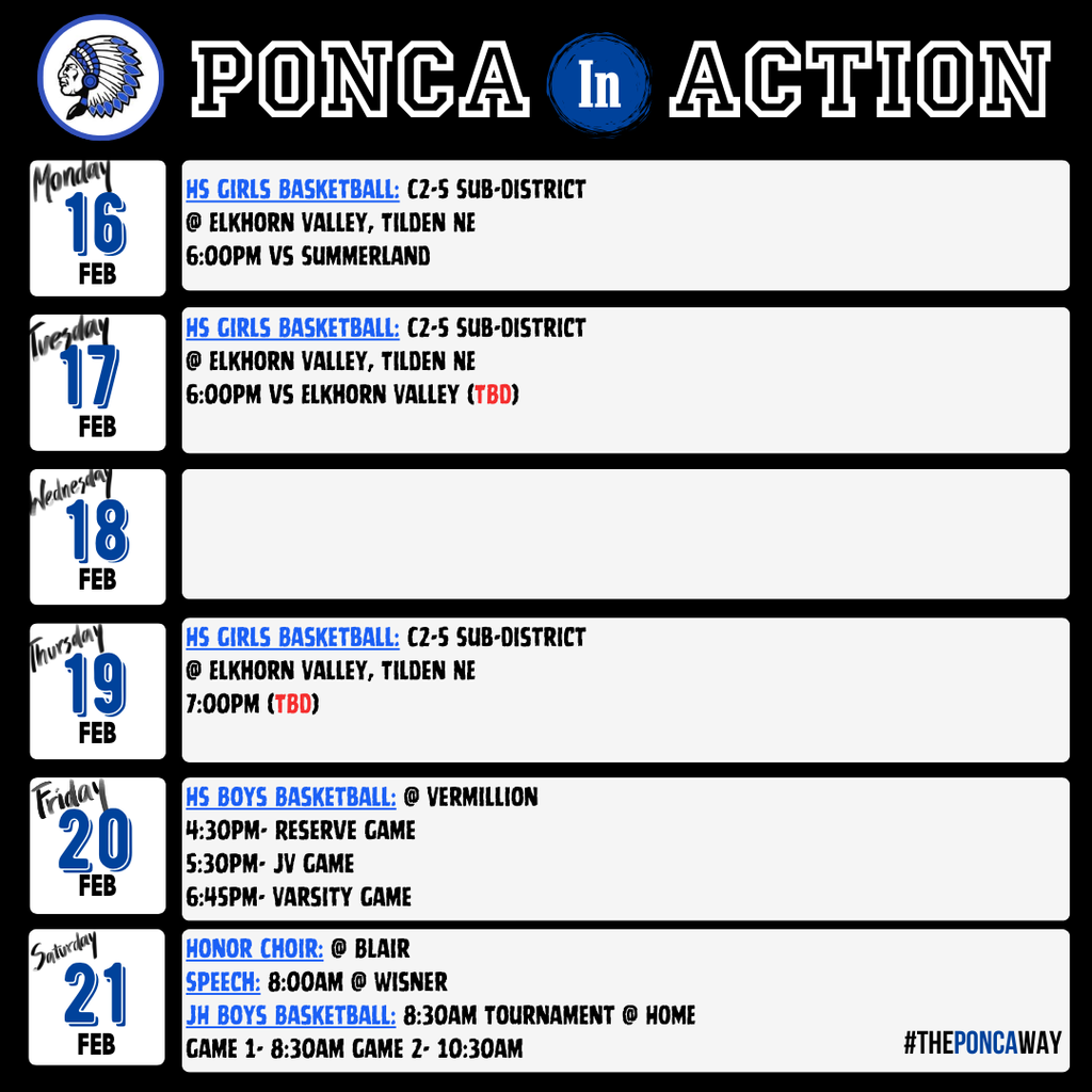Ponca in Action