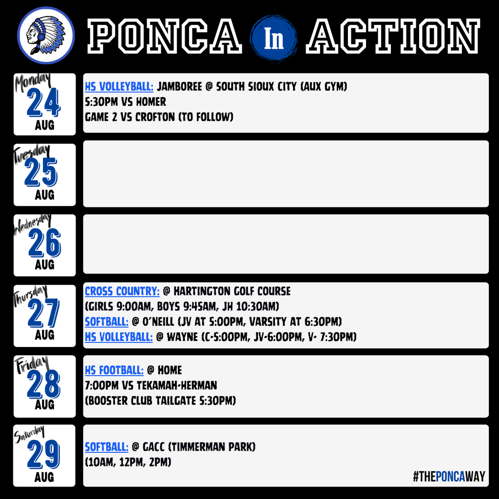 Ponca in Action