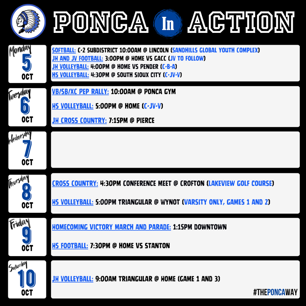 Ponca in Action