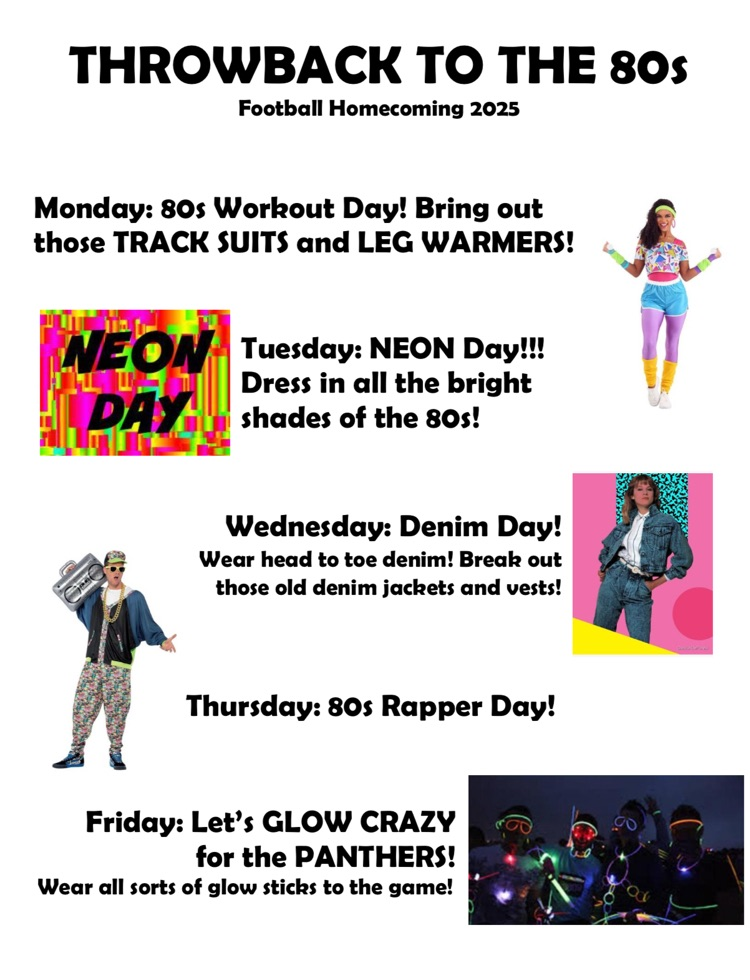 spirit week flyer
