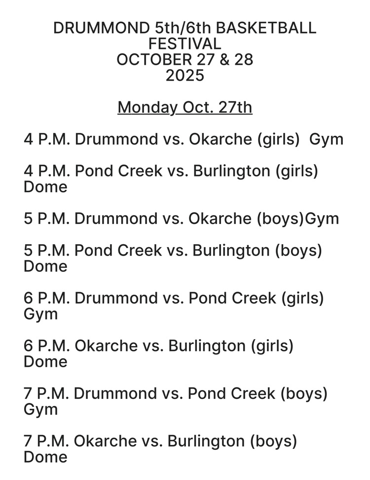 Drummond fall fest flyer