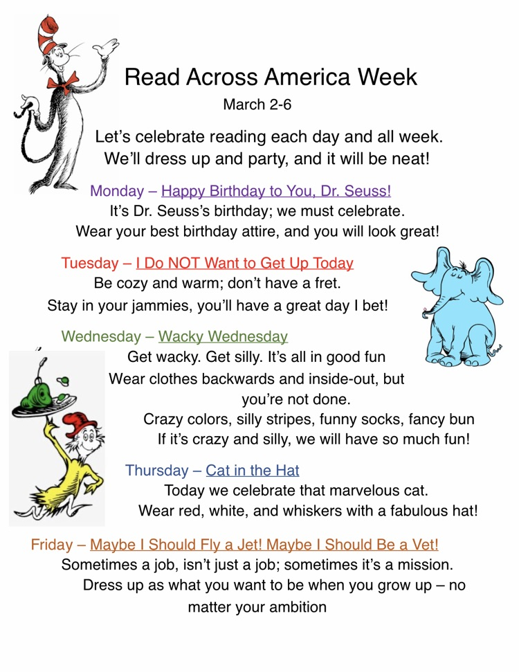read across America flyer