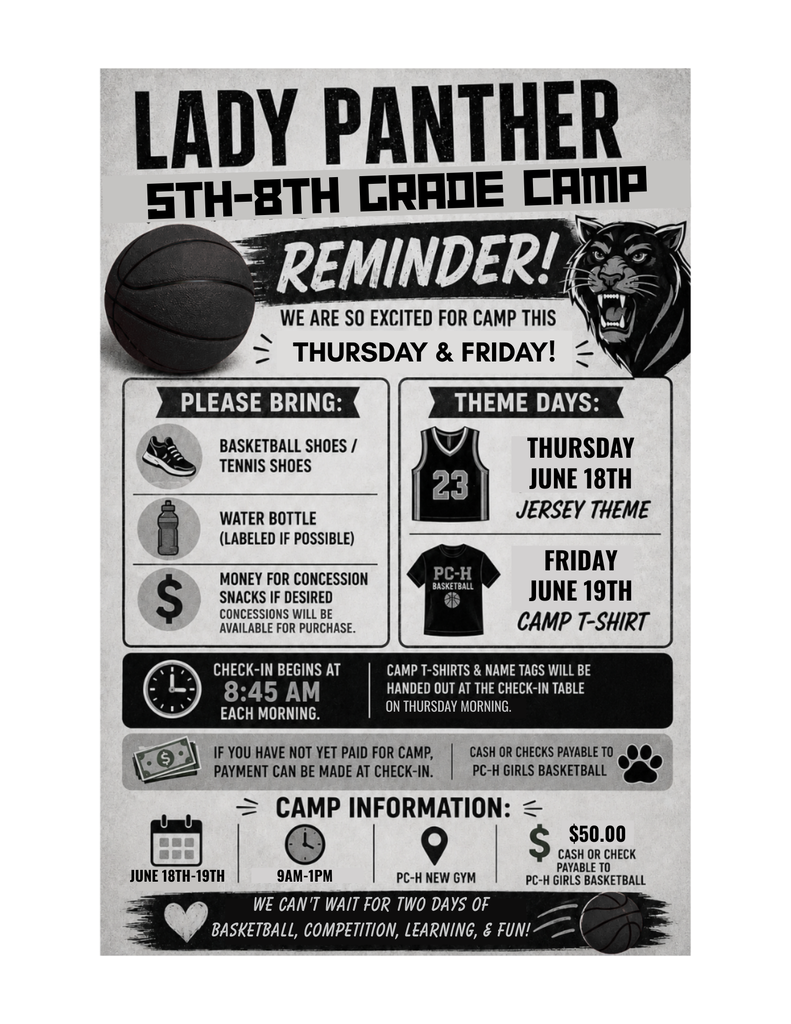 5th-8th Kids Camp Graphic