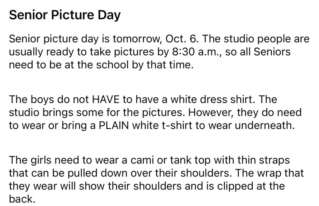 picture day