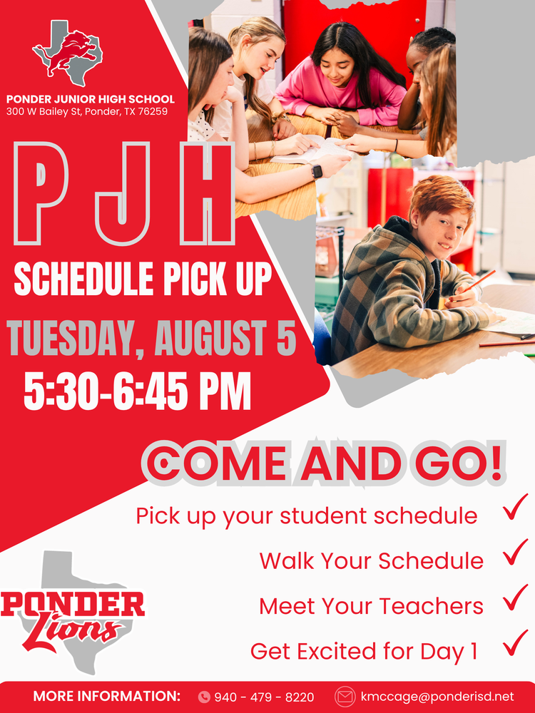 PJH Schedule PickUp