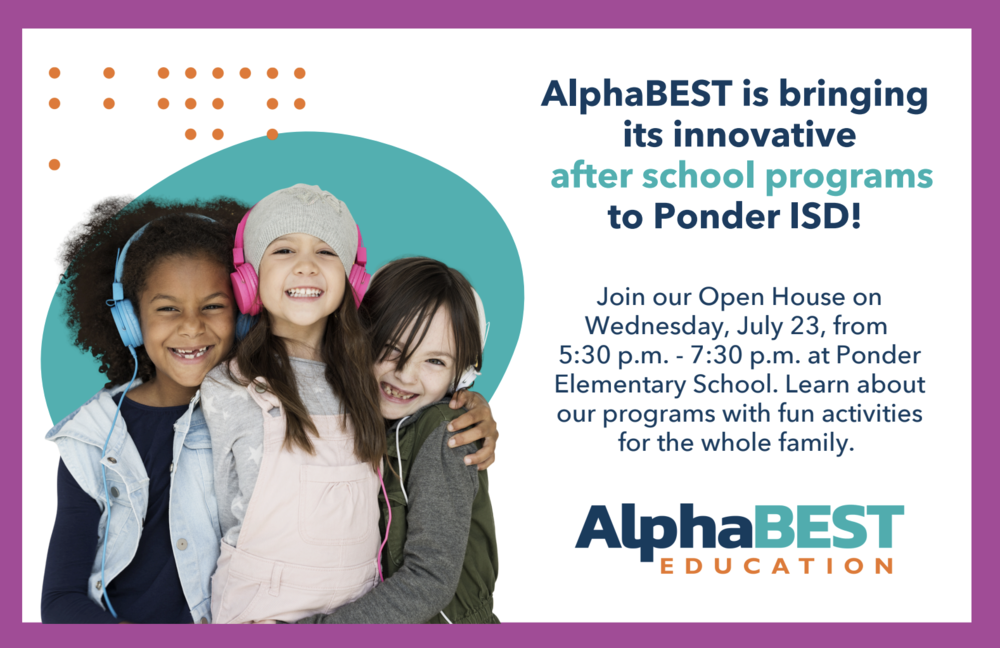 AlphaBEST Parent Night Wed July 23 5:30-7:30