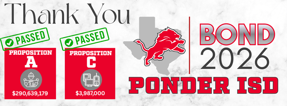 ponder isd bond 
