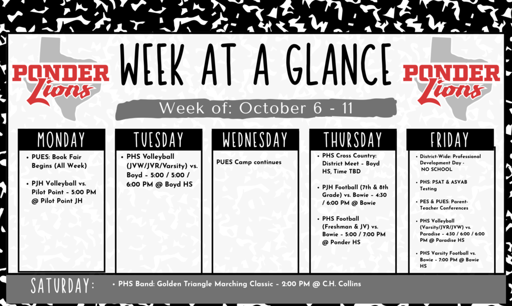 WAG Oct 6 - 11